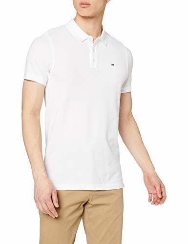 Fashion Tommy Jeans Hombre Original Fine Pique   Polo Manga Corta 