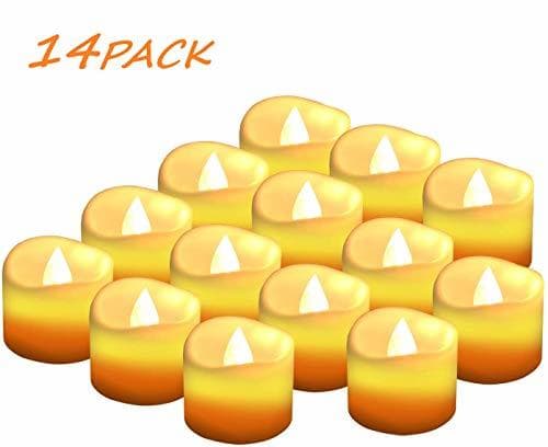 Product Velas LED Sin Fuego 14 Pack ，Velas LED que parpadean amarillas para