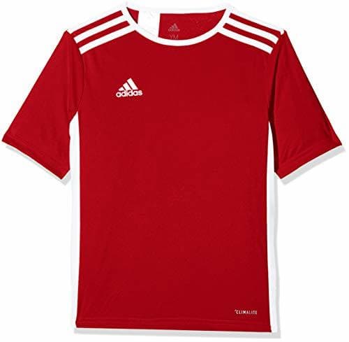 Place adidas Entrada 18 JSY Teamtrikot Camiseta, Niño, Rojo