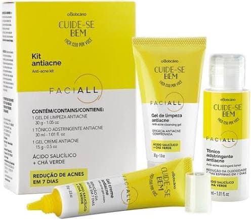 Fashion Kit Cuide-Se Bem Faciall Antiacne 💆‍♀️✨