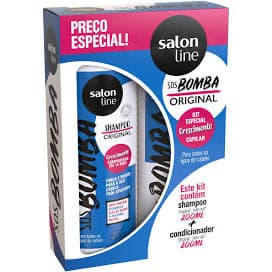 Fashion R$ 16,90 Kit Shampoo + Condicionador 🆘 Bomba 200 ml - Salon