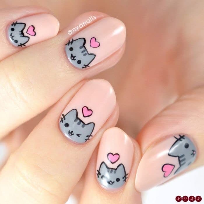 Fashion Unhas de 😍🐱 