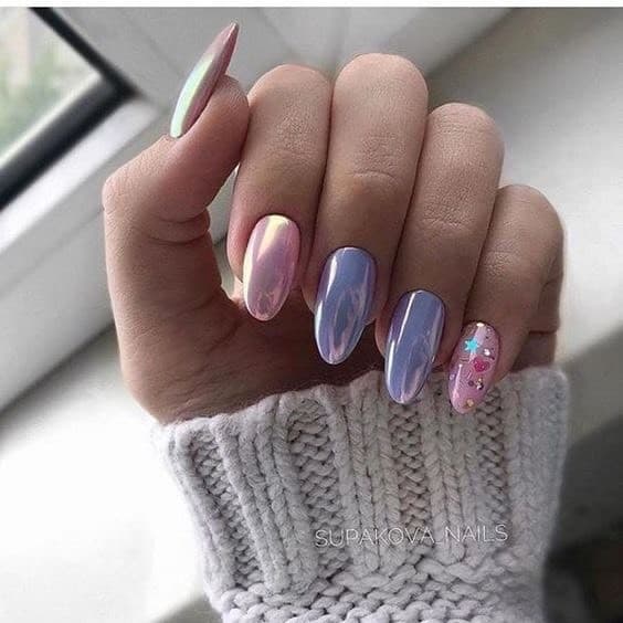 Fashion Algodão doce cintilante 🤩💅