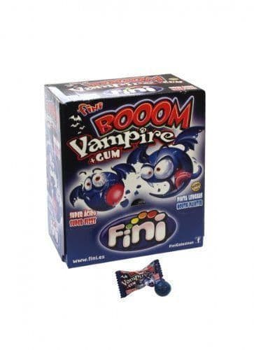 Product Fini – Boom Vampire – ftalatos con Chicle Relleno – Caja con 200 Unidades