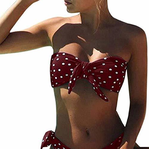 Producto CheChury Bikini Mujer 2020 Dos Piezas Ropa con con Estampado de Lunares