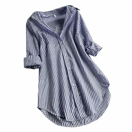 Producto ventajas sin Ropa Batas Estar por casa largas Botones Chicas Camisolas para