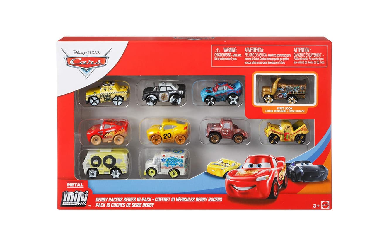 Product Cars - Pack de 3 Vehículos Mini Racers, Coches de Juguete