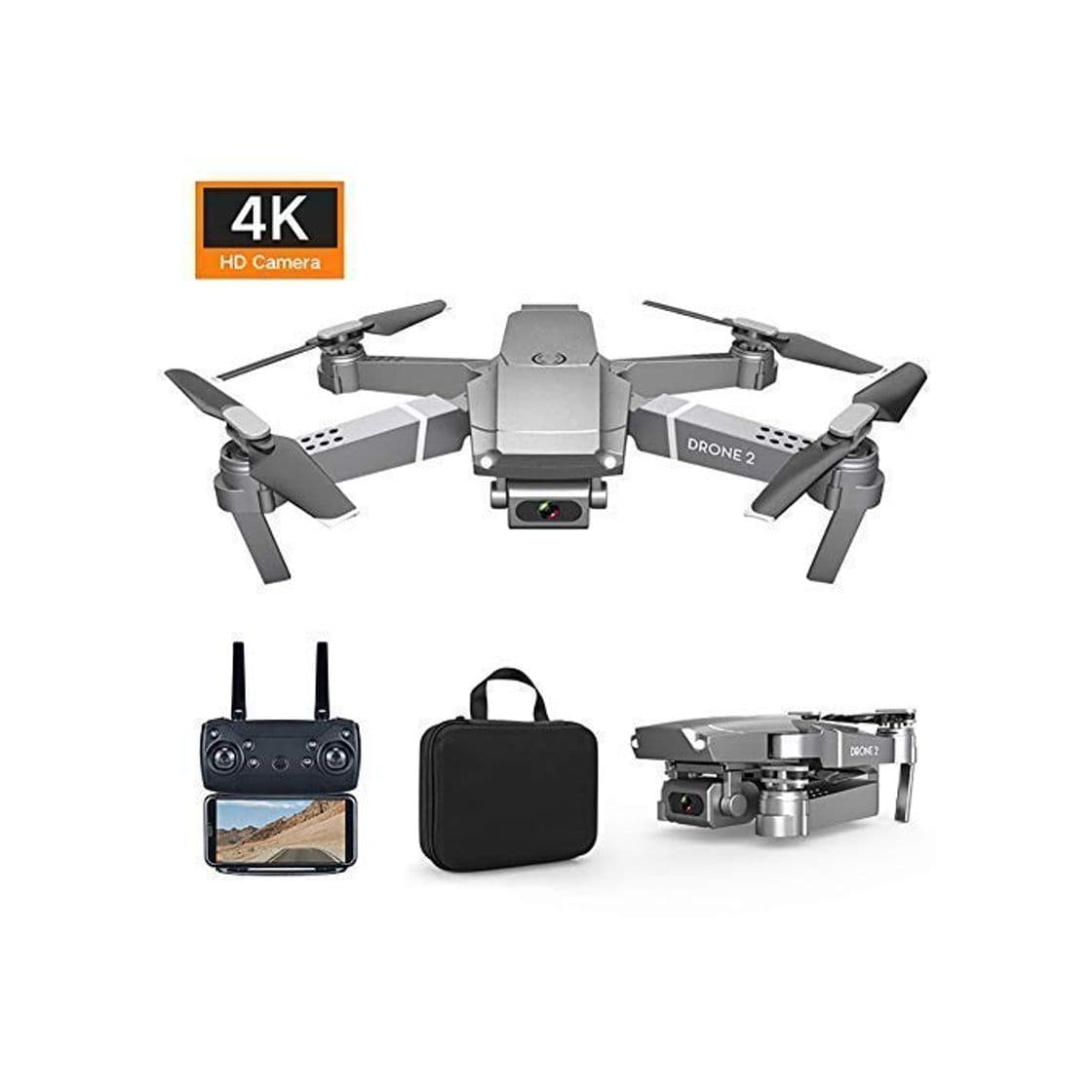 Producto Dengofng E68 Plegable Dron WiFi FPV Foto/Vídeo Aplicación Compartir 4K Cámara 2.4GHz