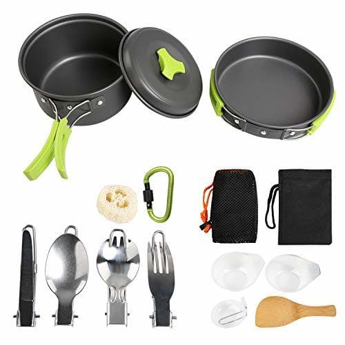 Product Ballery Kit de Utensilios de Cocina para Acampar