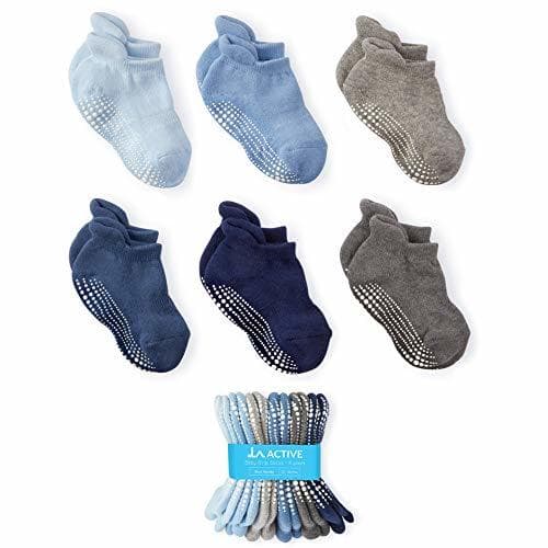 Product LA Active Tobillera Calcetines Antideslizantes - 6 Pares - para Bebé Niños