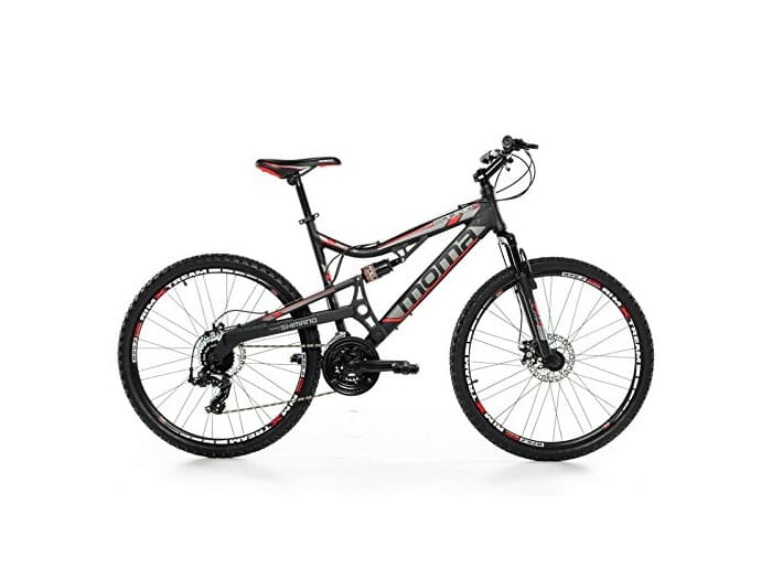 Producto Moma Bikes Bicicleta Montaña  EQX 26"Alu, SHIMANO 24V, Doble Freno Disco,