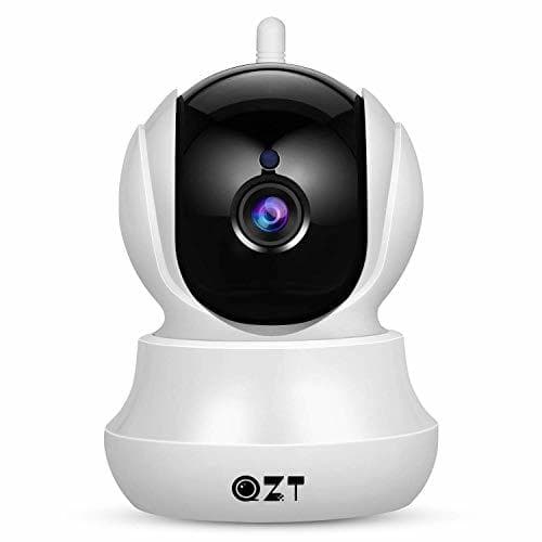 Electronic Cámara IP, Cámara de Vigilancia QZT 1080P Wifi con Visión Nocturna, Audio