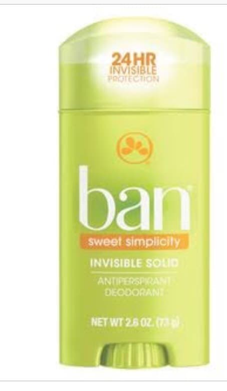 Producto Desodorante Ban 