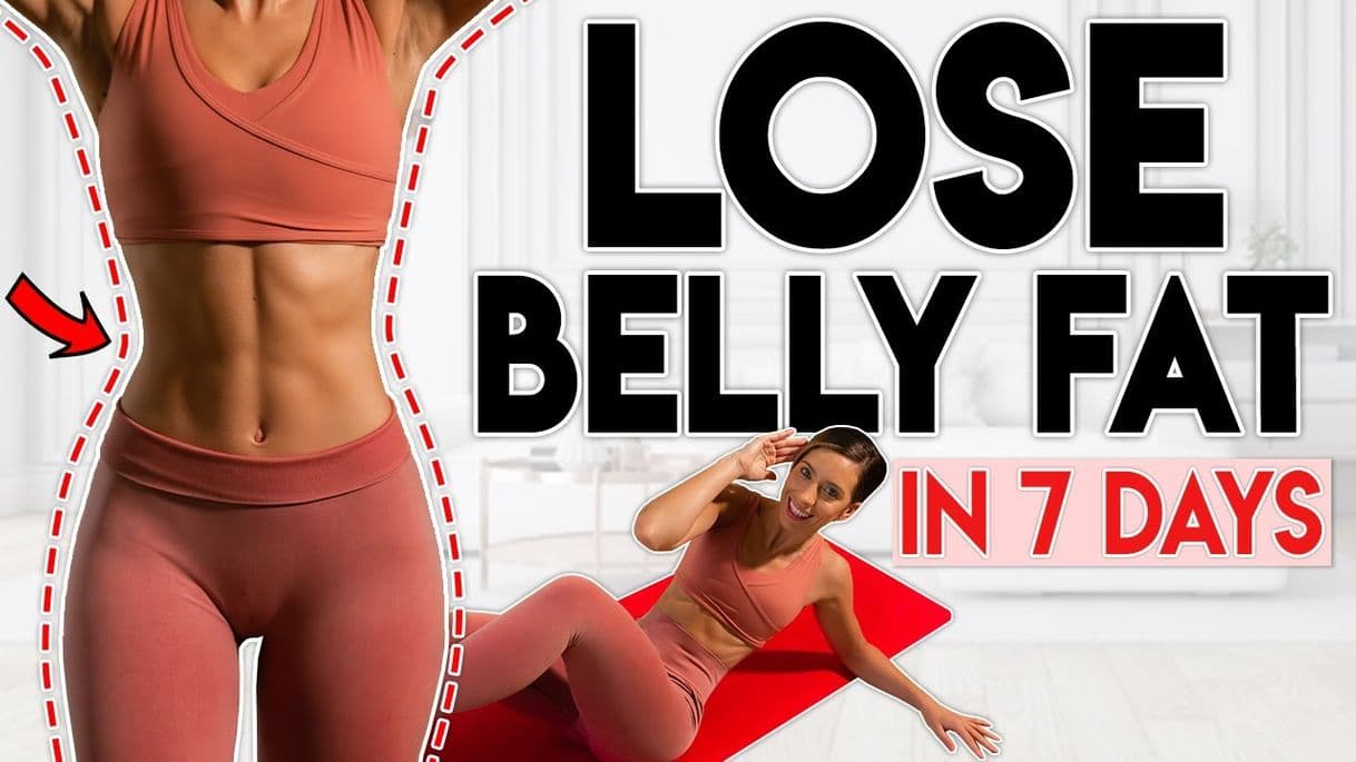 Fashion LOSE FAT in 7 days (belly, waist & abs) - YouTube