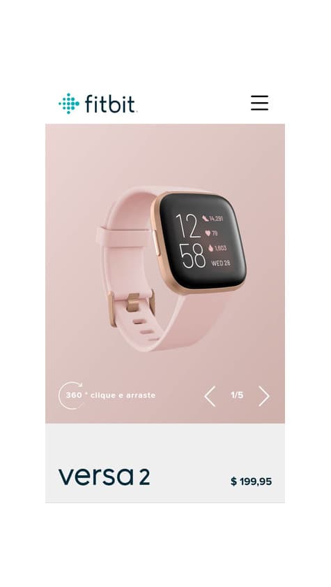 Product Smartwatch fitbit versa II 