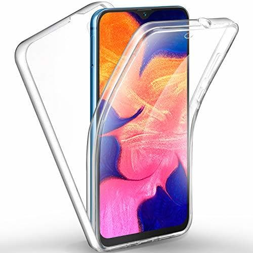 Lugar AROYI Funda Samsung Galaxy A10, Ultra Slim Doble Cara Carcasa Protector Transparente