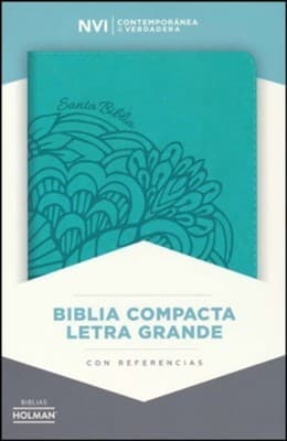 Book NVI Biblia Compacta Letra Grande Aqua