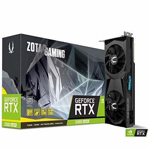 Electronic VGA ZOTAC RTX 2080 Super Twin Fan,NV,RTX2080,GDDR6,8GB,256BIT,HDMI+3DP,2 Ventiladores,Spectra