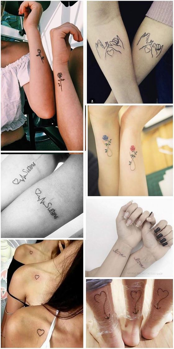 Moda Tatto inspiração amigas 