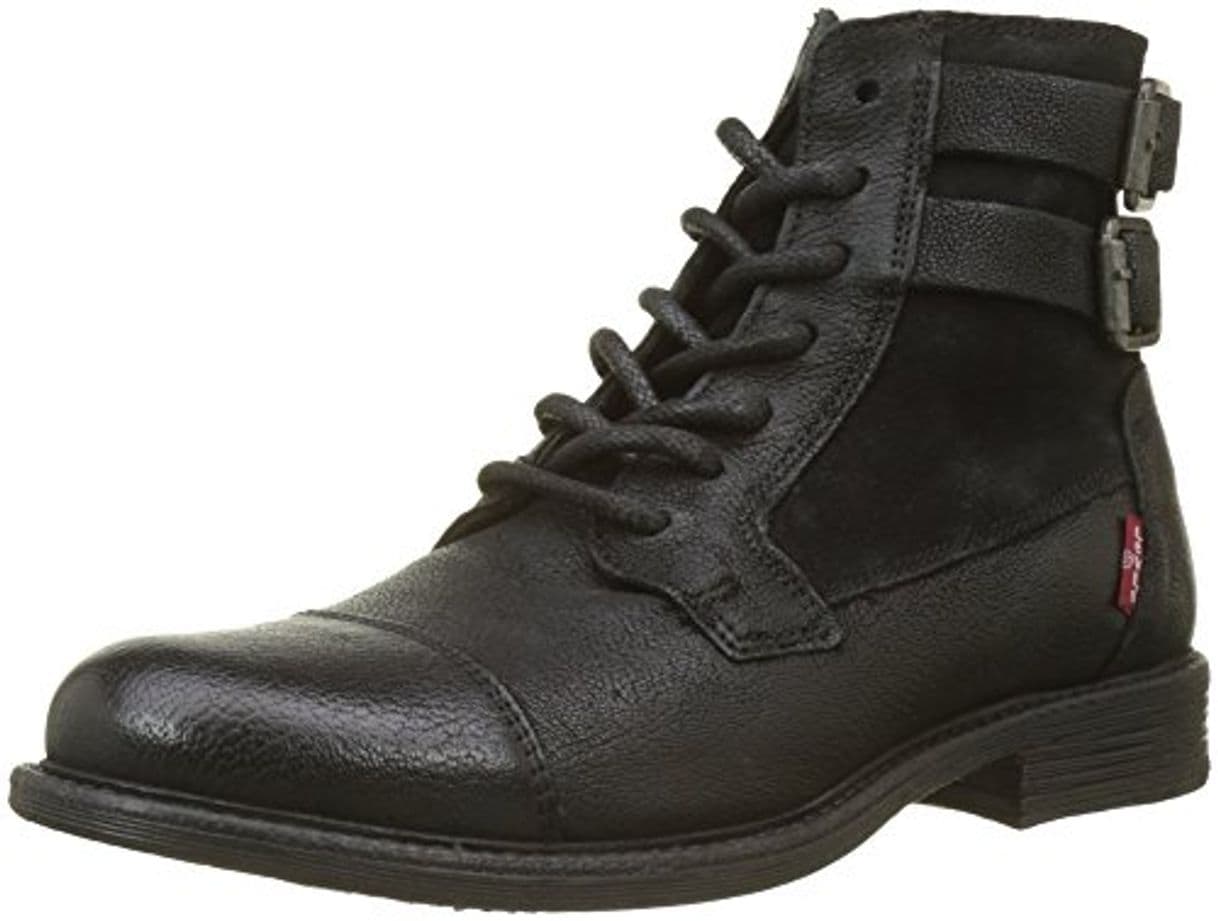 Fashion Levi's Maine W, Botas Slouch para Mujer, Negro