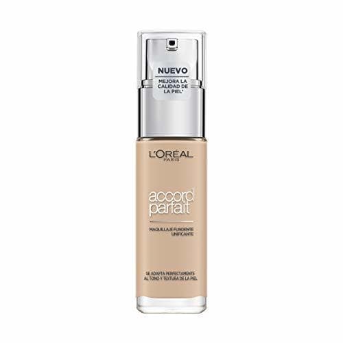 Beauty L'Oréal Accord Perfect Paris Maquillaje Fluido, Tono: 2R Vanille Rose