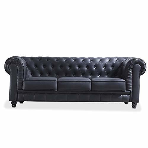 Product Adec - Chesterfield, Sofa de Tres plazas, Sillon Descanso 3 Personas Acabado