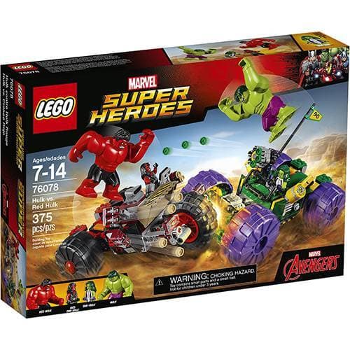 Moda LEGO Super Heroes - Hulk contra Hulk Vermelho