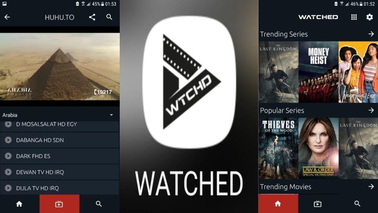 App WATCHED - Multimedia Browser