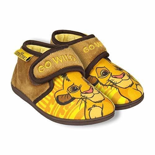 Product Artesania Cerda Zapatillas De Casa Media Bota El Rey Leon, Niños, Marrón