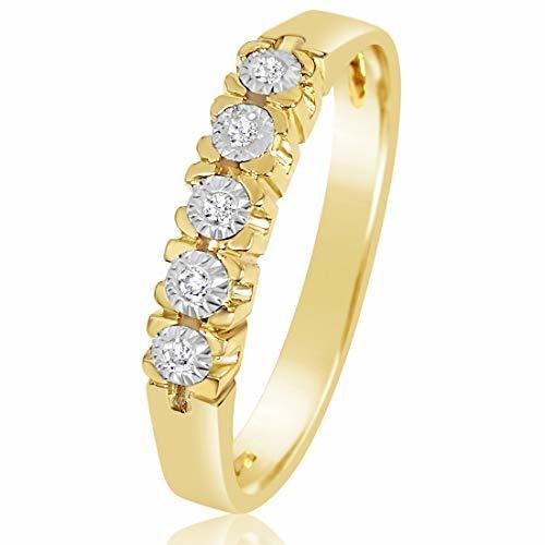 Producto MILLE AMORI ∞ Anillo Mujer Compromiso Oro y Diamantes