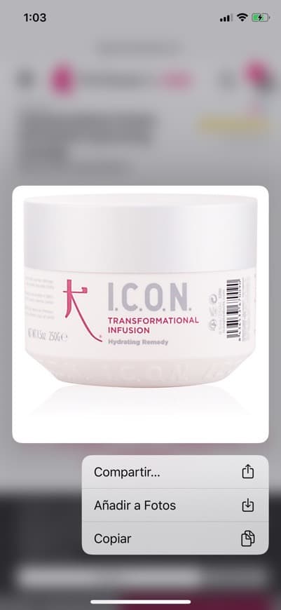 Moda Transformational infusion Mascarilla reparador I.c.o.n