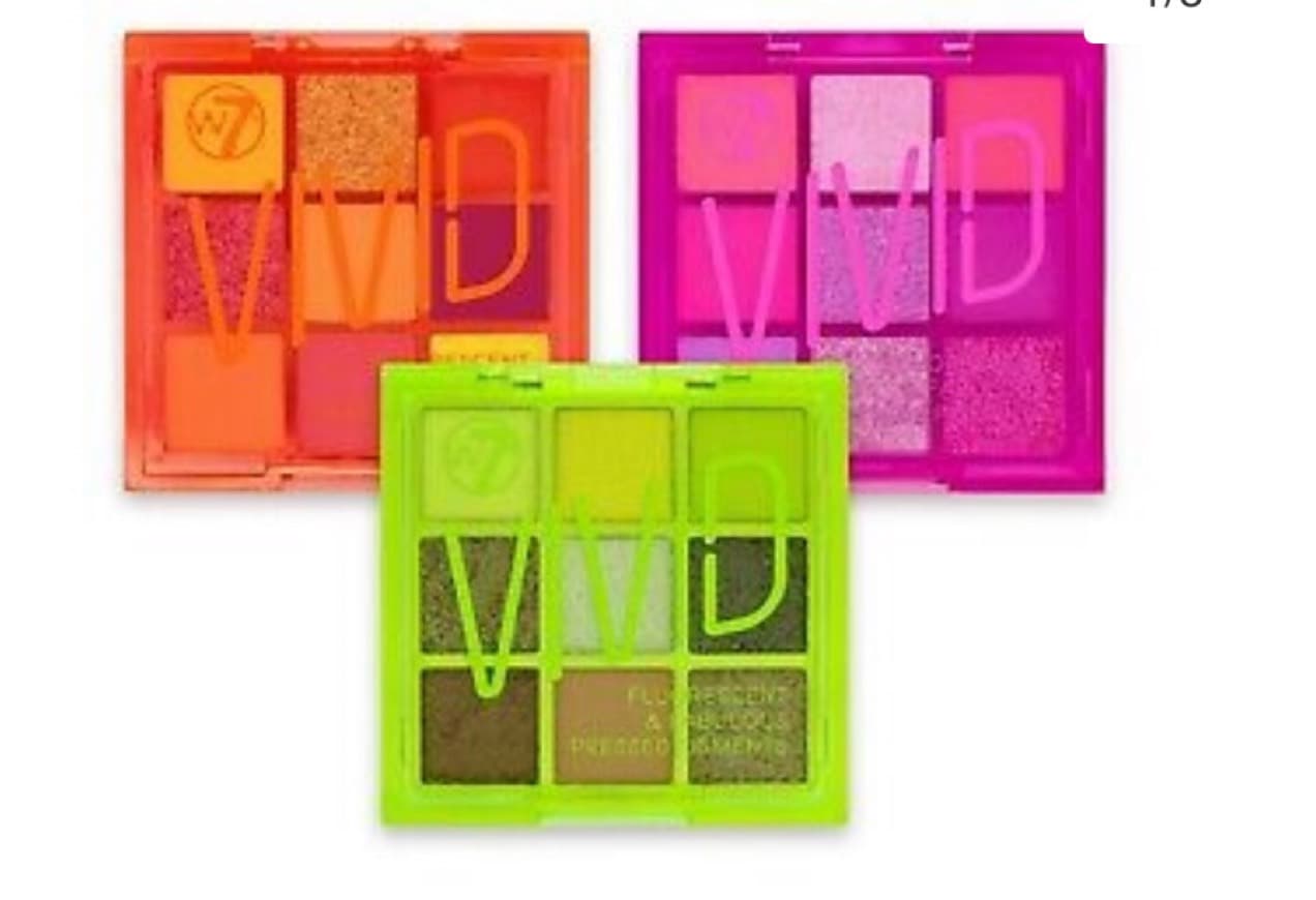 Moda Comprar W7 - Paleta de pigmentos prensados Vivid - Glowin' Green ...