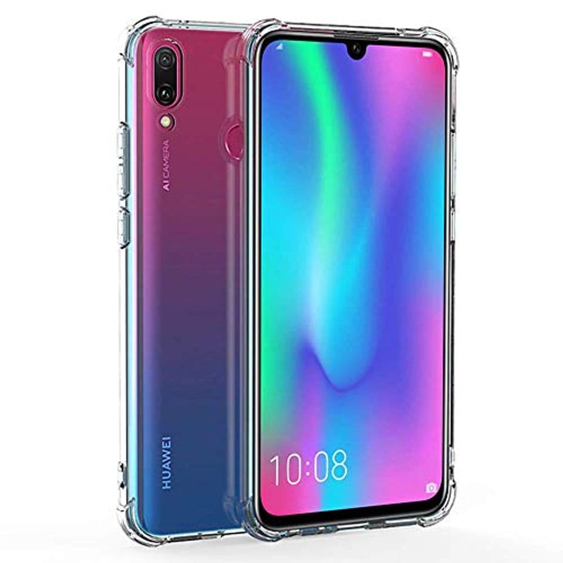 Electronic REY Funda Anti-Shock Gel Transparente para Huawei P Smart 2019 - Honor