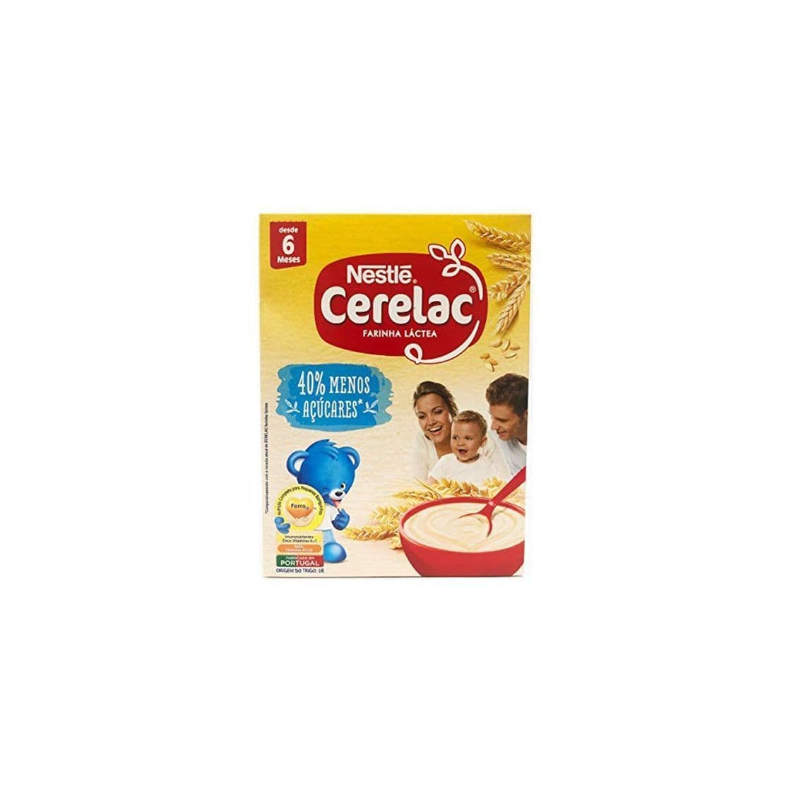 Producto Cerelac Harina Láctea -40% Azúcares 250g 6M+