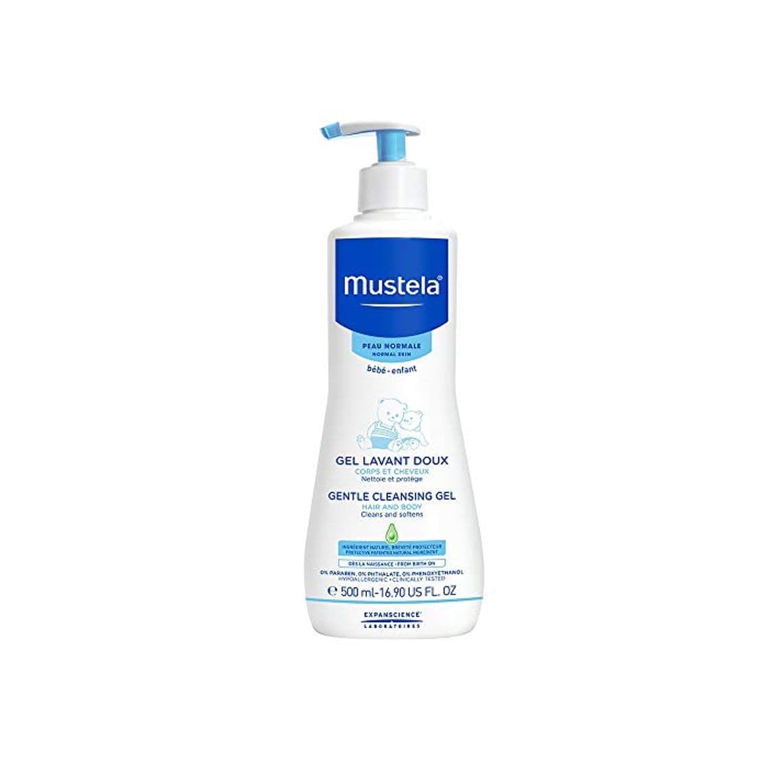 Producto Mustela - Gel de limpieza suave para bebé, juego de 3 unidades Talla