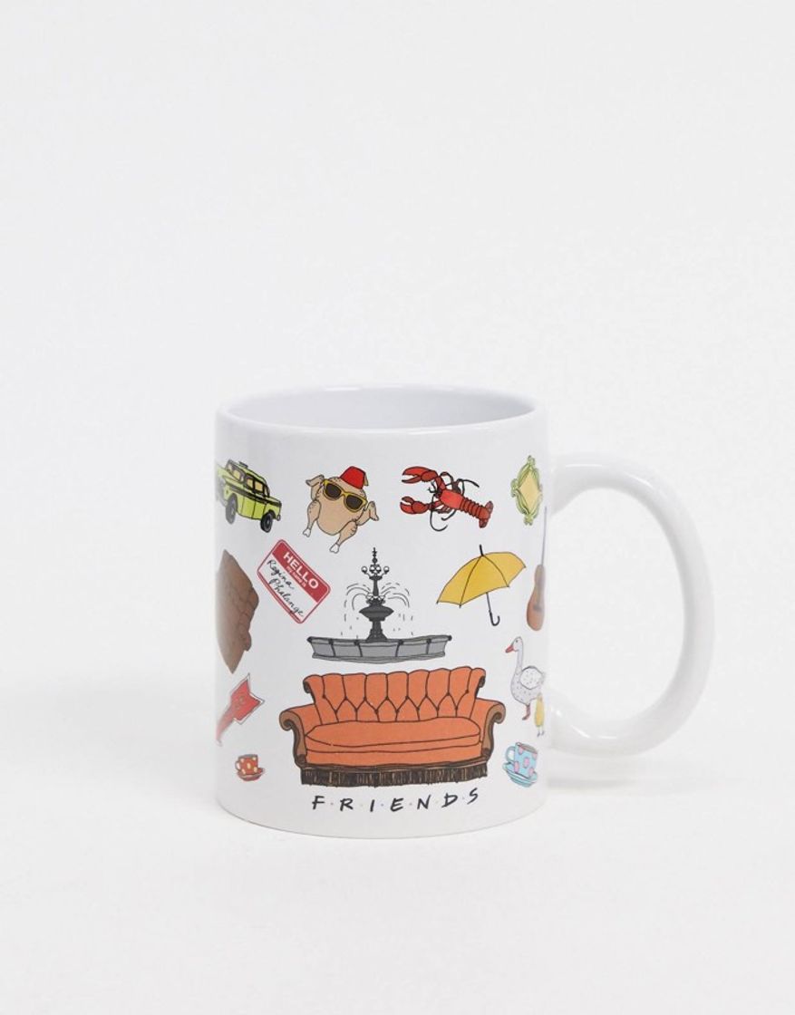 Product Taza blanca con ilustración de Typo X Friends