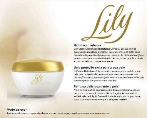 Product Lily Creme Hidratante Acetinado 250g