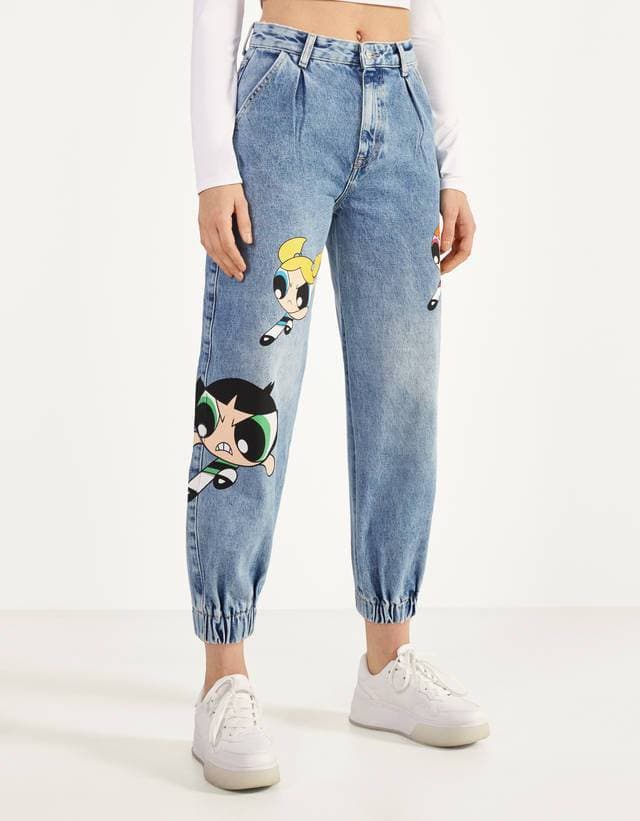 Fashion Jeans Balloon Fit Space Jam x Bershka - null - Bershka Mexico en ...