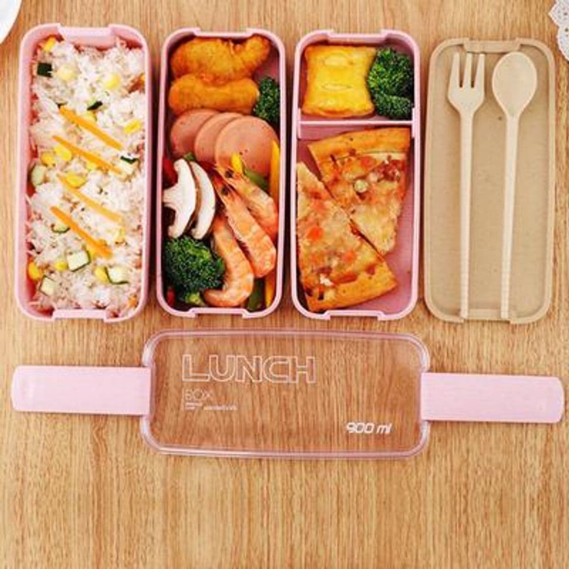 Moda https://m.shein.com/es/Portable-Double-Layer-Lunch-Box-With-