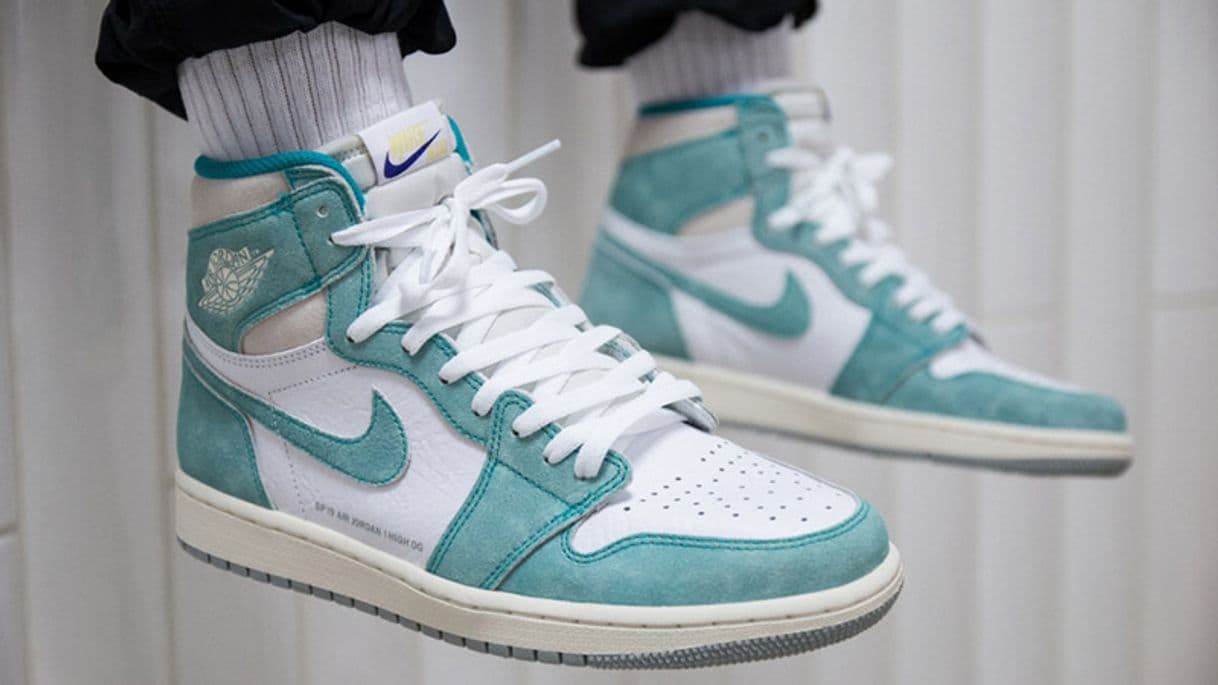 Moda Air Jordan 1 Retro High OG Turbo Green