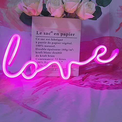 Producto Letreros de amor de neón Art Light LED Love Kids Letrero decorativo