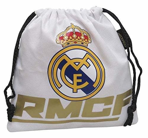 Fitness Real Madrid Saco de merienda Bolsa de Gimnasio Fitness y Ejercicio Infantil,