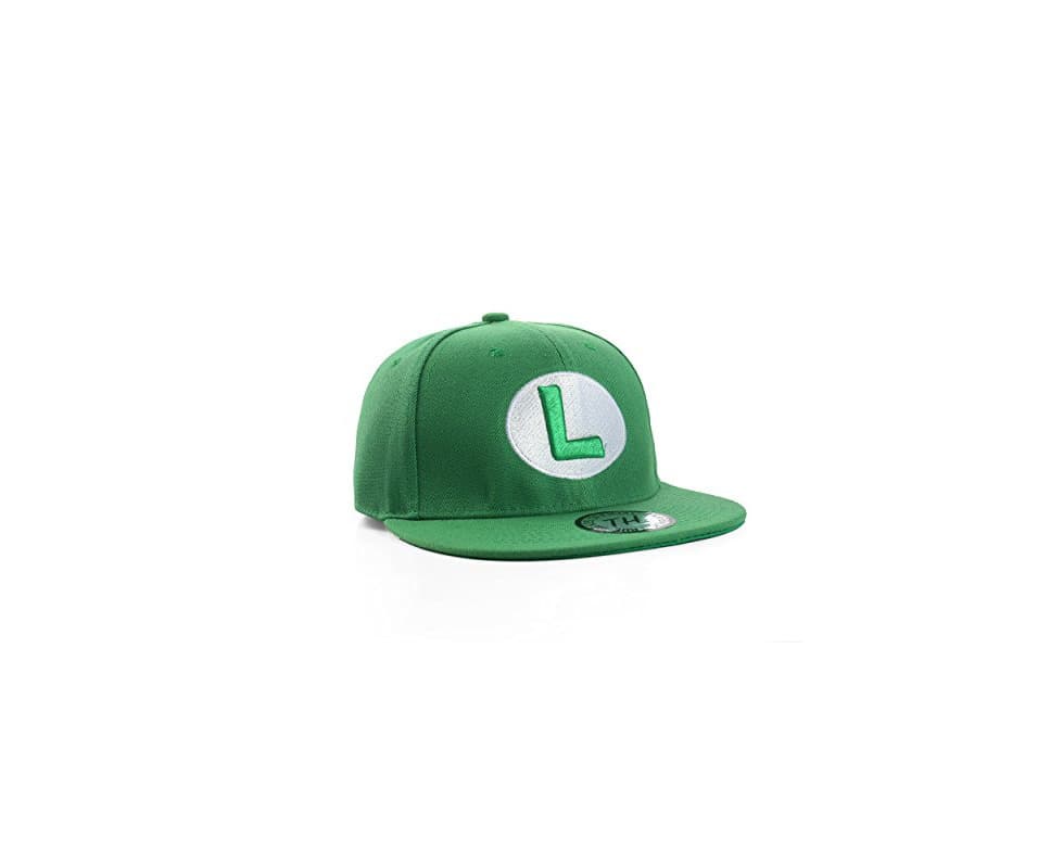 Fashion Gorra Snapback de Pico Plano Luigi Verde