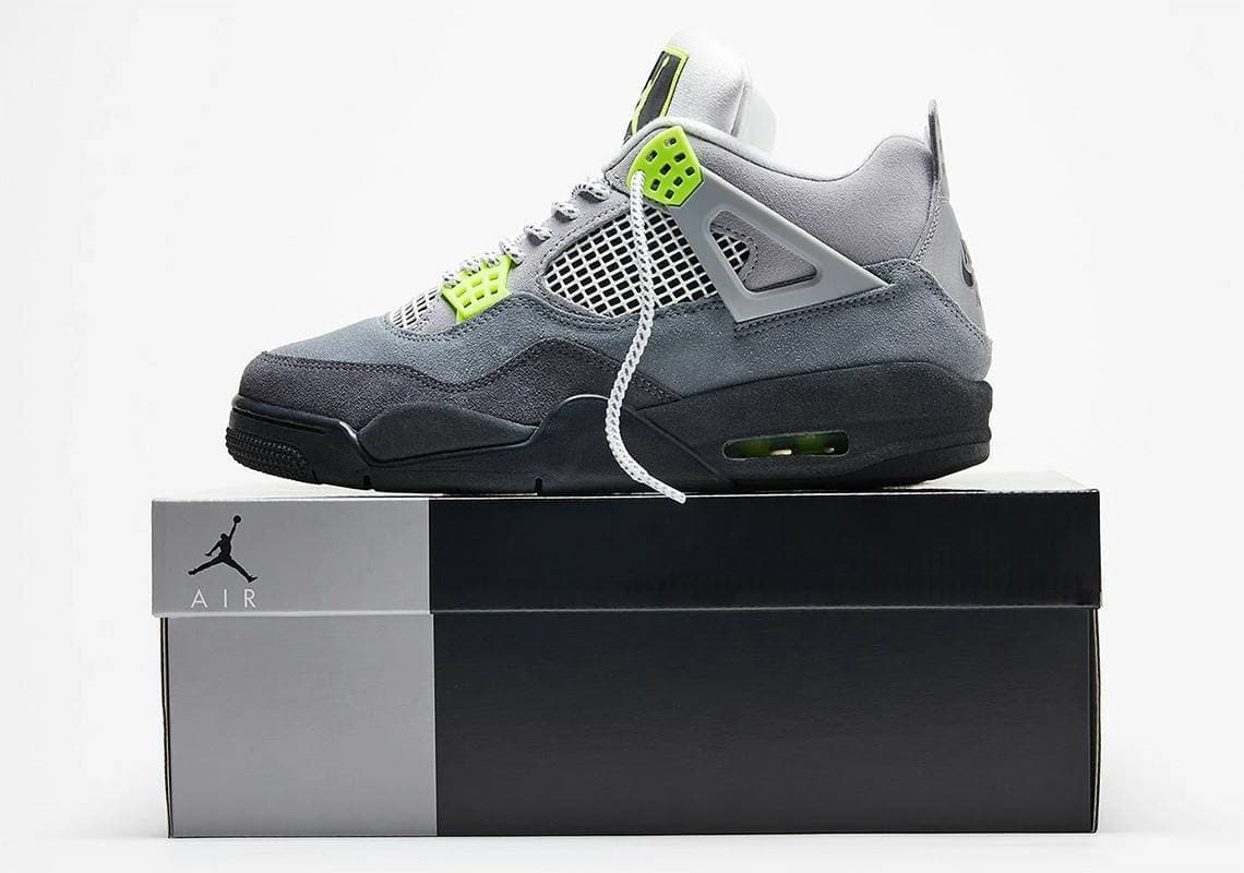 Moda Air Jordan 4 Retro SE Neon (2020)

