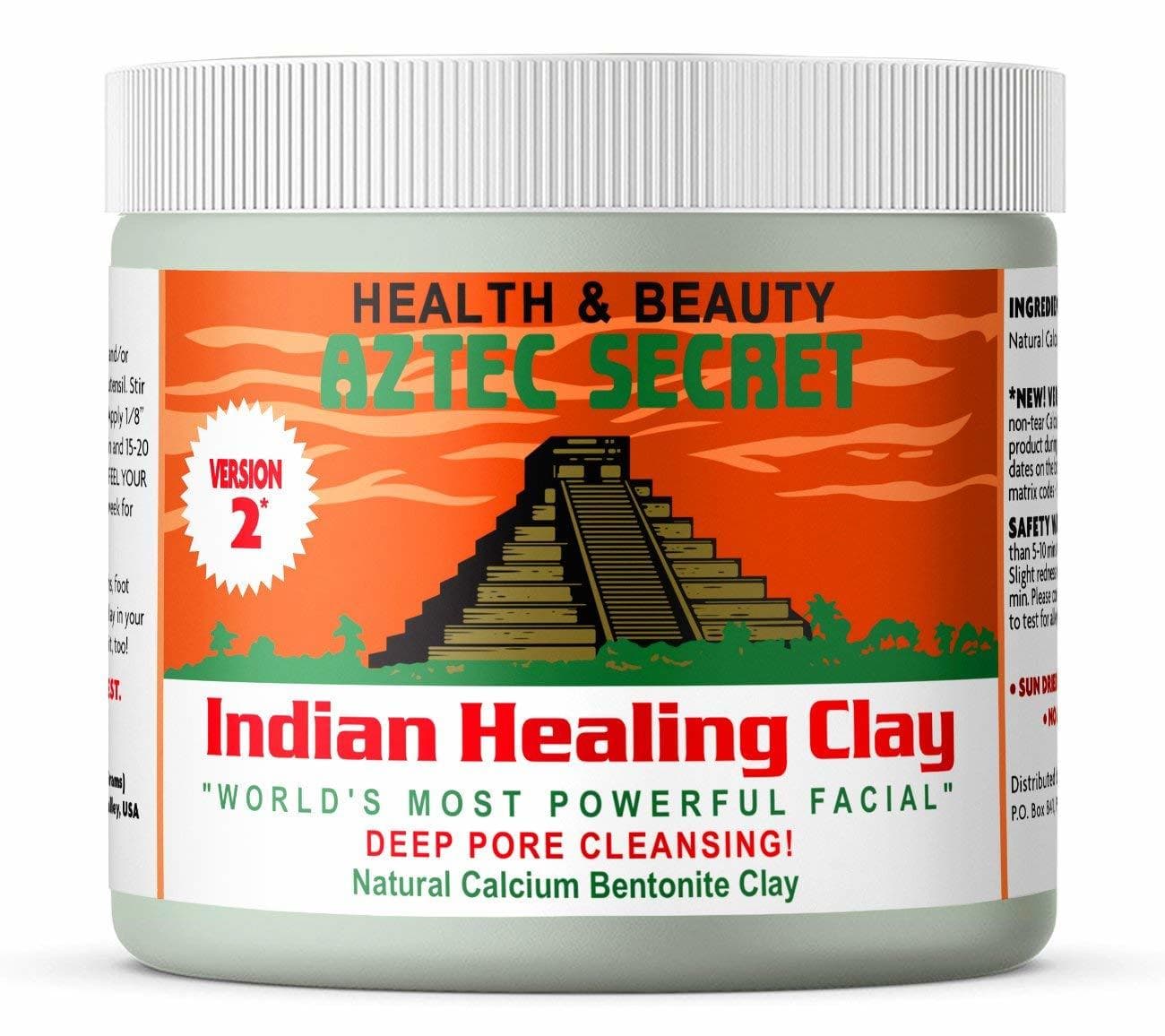 Beauty Aztec Secret Indian Healing Arcilla de limpieza profunda 100% natural