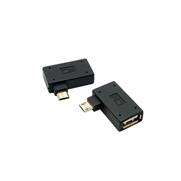 Product jser 2pcs 90 grados a la izquierda y derecha en ángulo micro USB