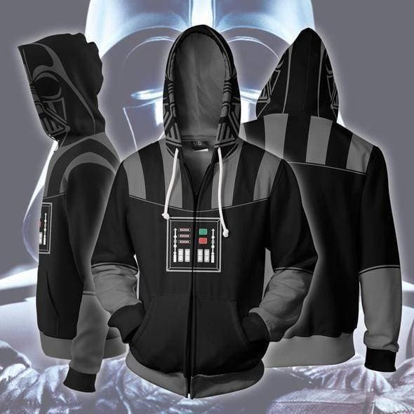 Fashion Jaqueta stars wars black warriors 3d