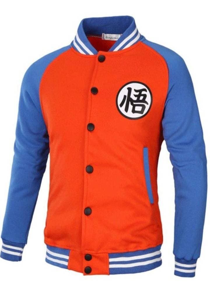 Fashion Jaqueta College Masculina Goku Moletom Dragon Ball

