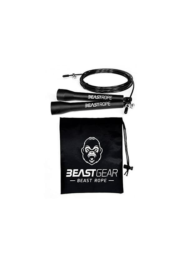 Fitness Cuerda para saltar de alta velocidad de Beast Gear. Comba de CrossFit