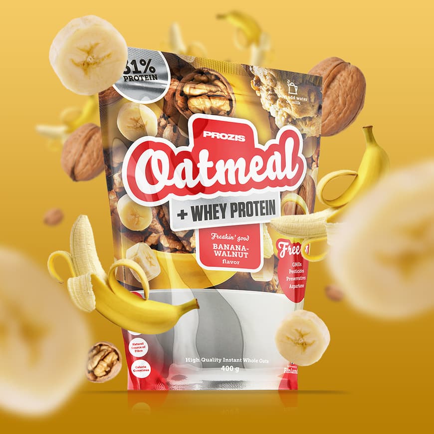 Producto Prozis Oatmeal y Proteína de leche